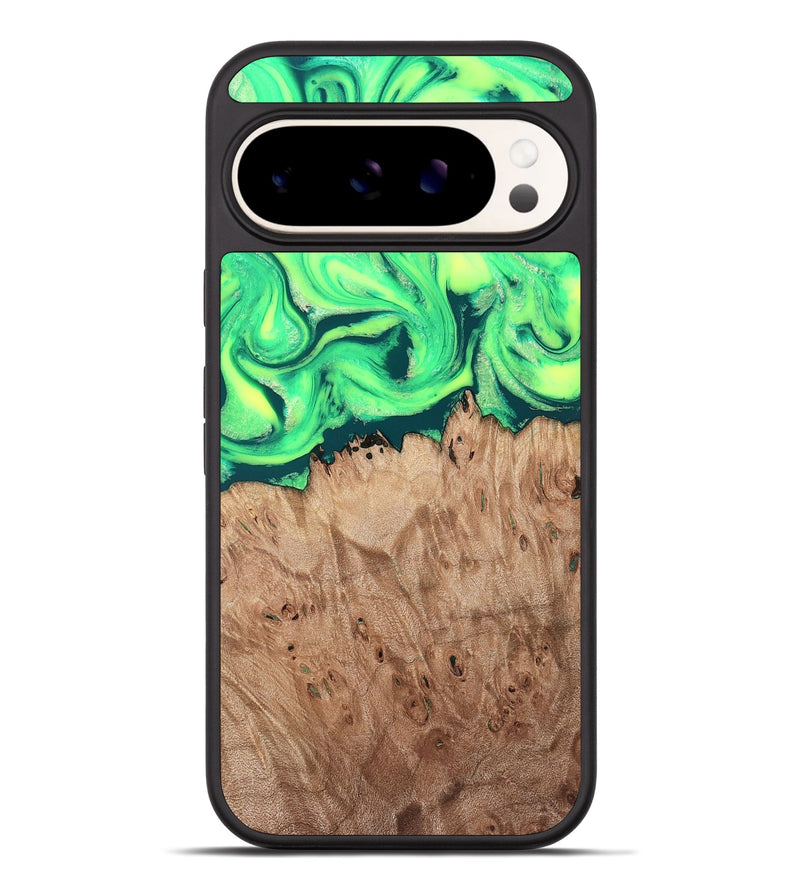 Pixel 9 Pro XL Wood Phone Case - Martika (Green, 819282)