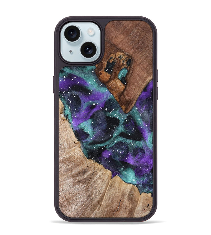 iPhone 15 Plus Wood Phone Case - Omari (Cosmos, 819283)