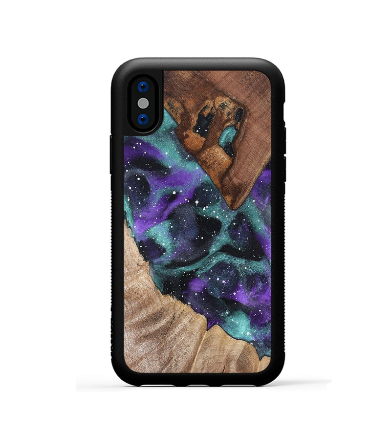iPhone Xs Wood Phone Case - Omari (Cosmos, 819283)