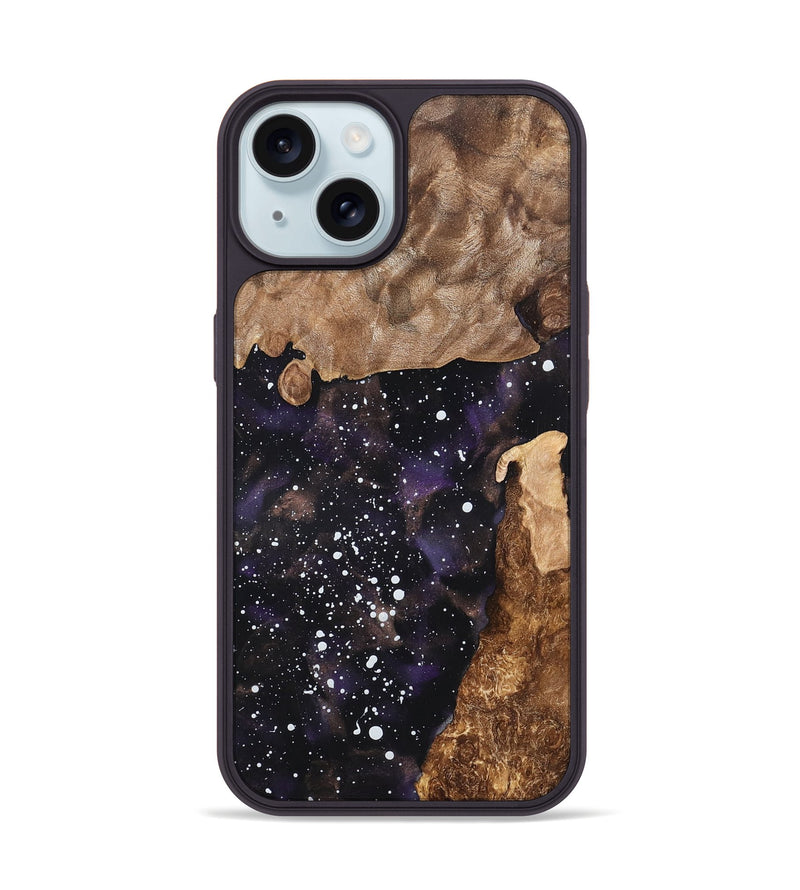 iPhone 15 Wood Phone Case - Riya (Cosmos, 819285)