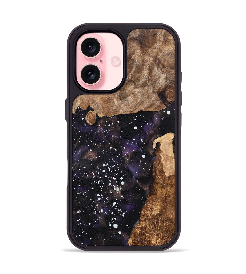 iPhone 16 Wood Phone Case - Riya (Cosmos, 819285)