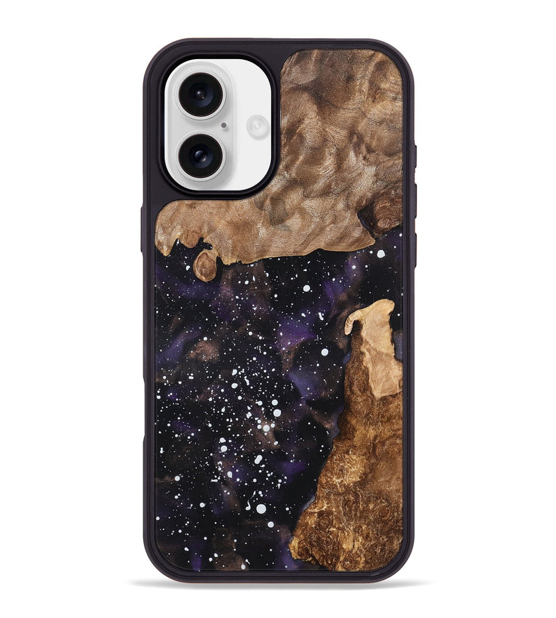 iPhone 16 Plus Wood Phone Case - Riya (Cosmos, 819285)