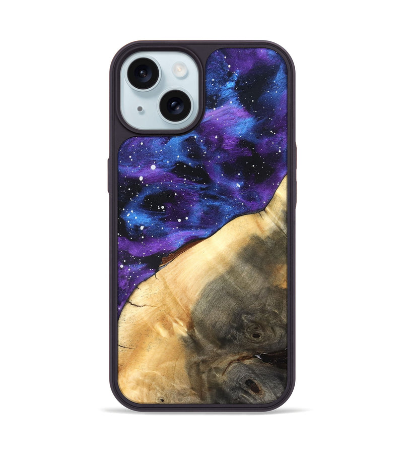 iPhone 15 Wood Phone Case - Poppy (Cosmos, 819286)