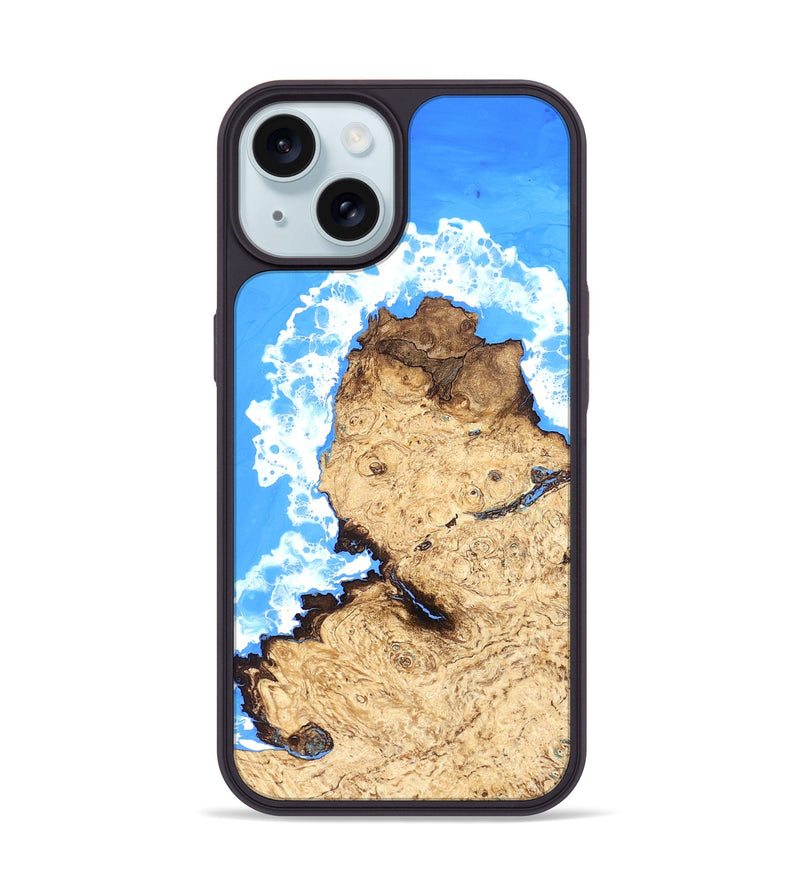 iPhone 15 Wood Phone Case - Krysten (Coastal, 819295)