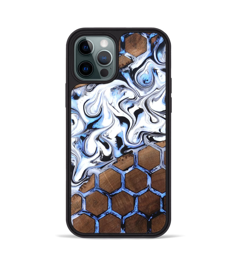 iPhone 12 Pro Wood Phone Case - Britny (Pattern, 819299)