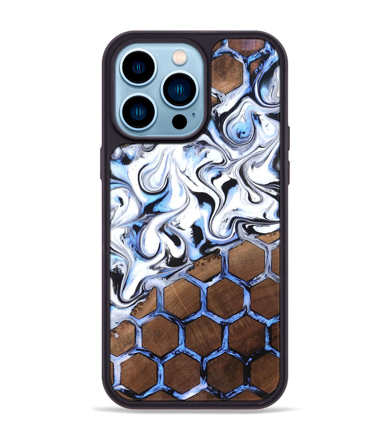 iPhone 14 Pro Max Wood Phone Case - Britny (Pattern, 819299)