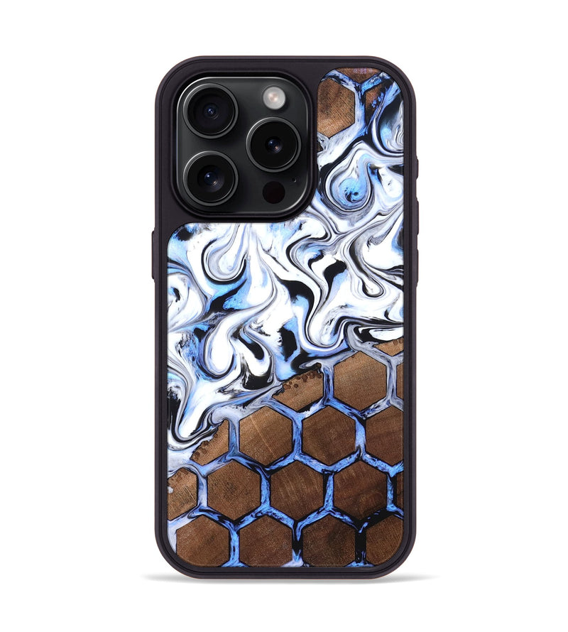 iPhone 15 Pro Wood Phone Case - Britny (Pattern, 819299)