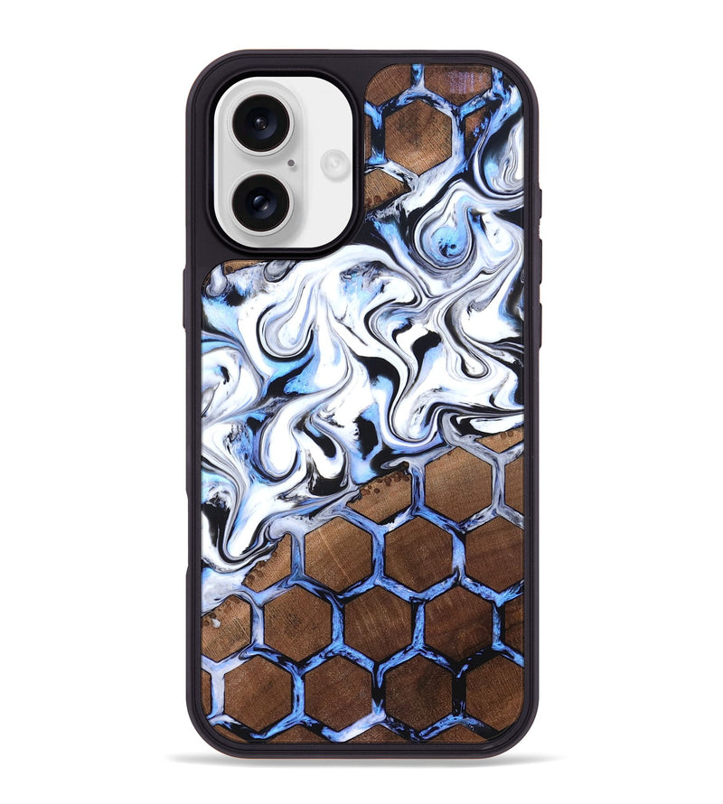 iPhone 16 Plus Wood Phone Case - Britny (Pattern, 819299)