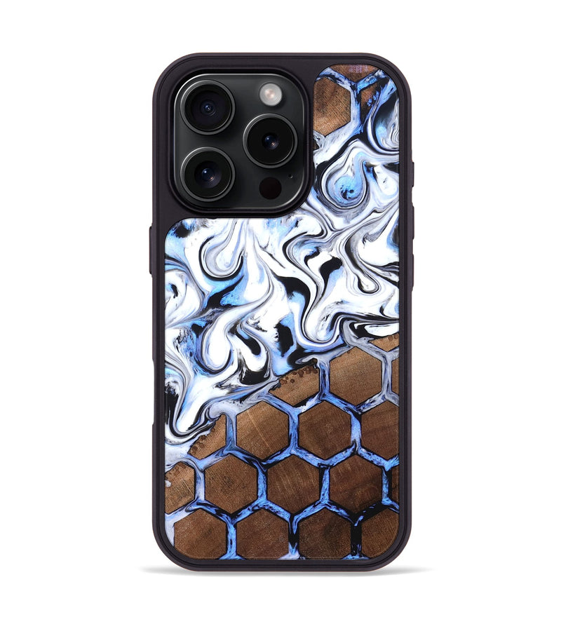 iPhone 16 Pro Wood Phone Case - Britny (Pattern, 819299)