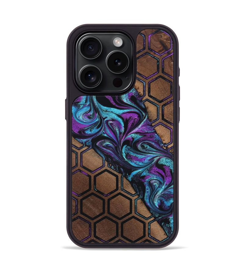 iPhone 15 Pro Wood Phone Case - Makaila (Pattern, 819300)