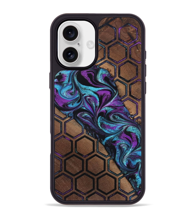 iPhone 16 Plus Wood Phone Case - Makaila (Pattern, 819300)