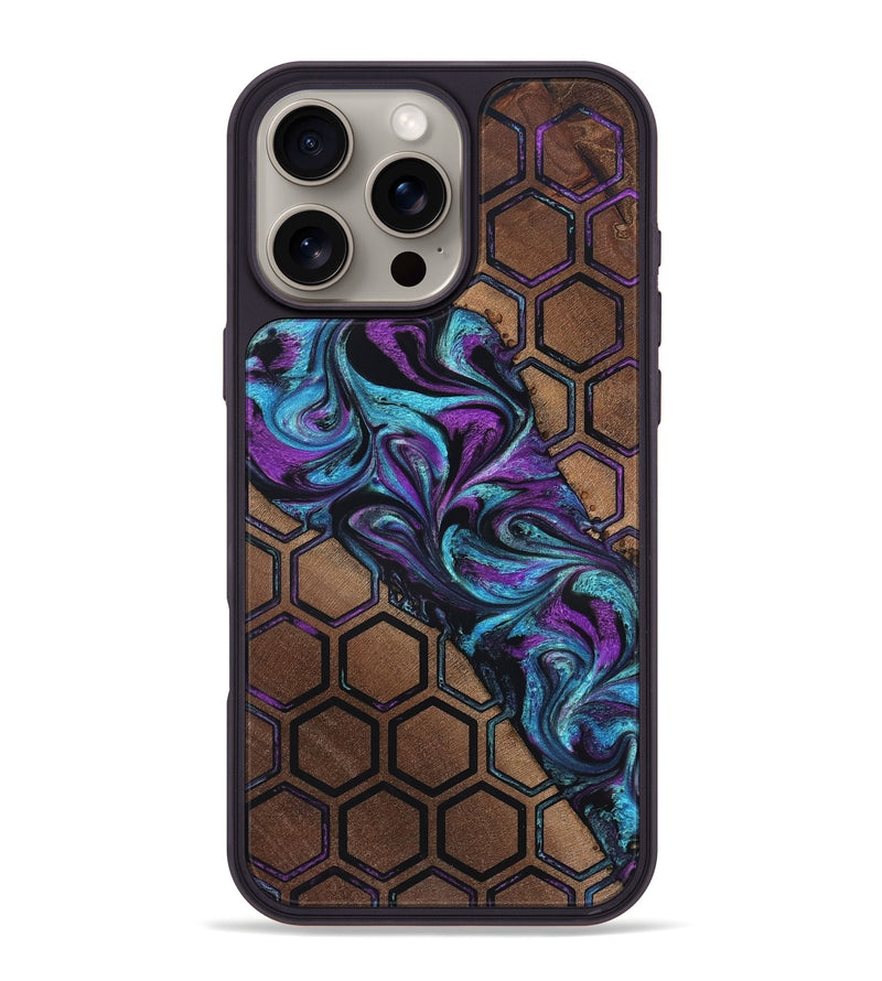iPhone 16 Pro Max Wood Phone Case - Makaila (Pattern, 819300)