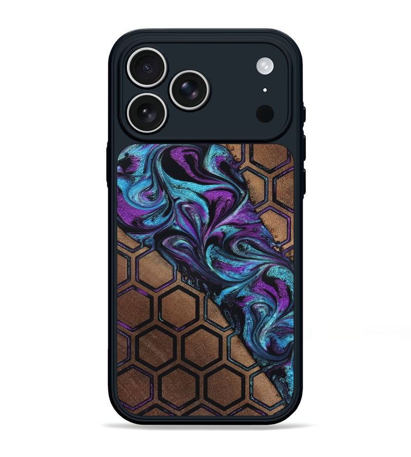 iPhone 17 Pro Max Wood Phone Case - Makaila (Pattern, 819300)