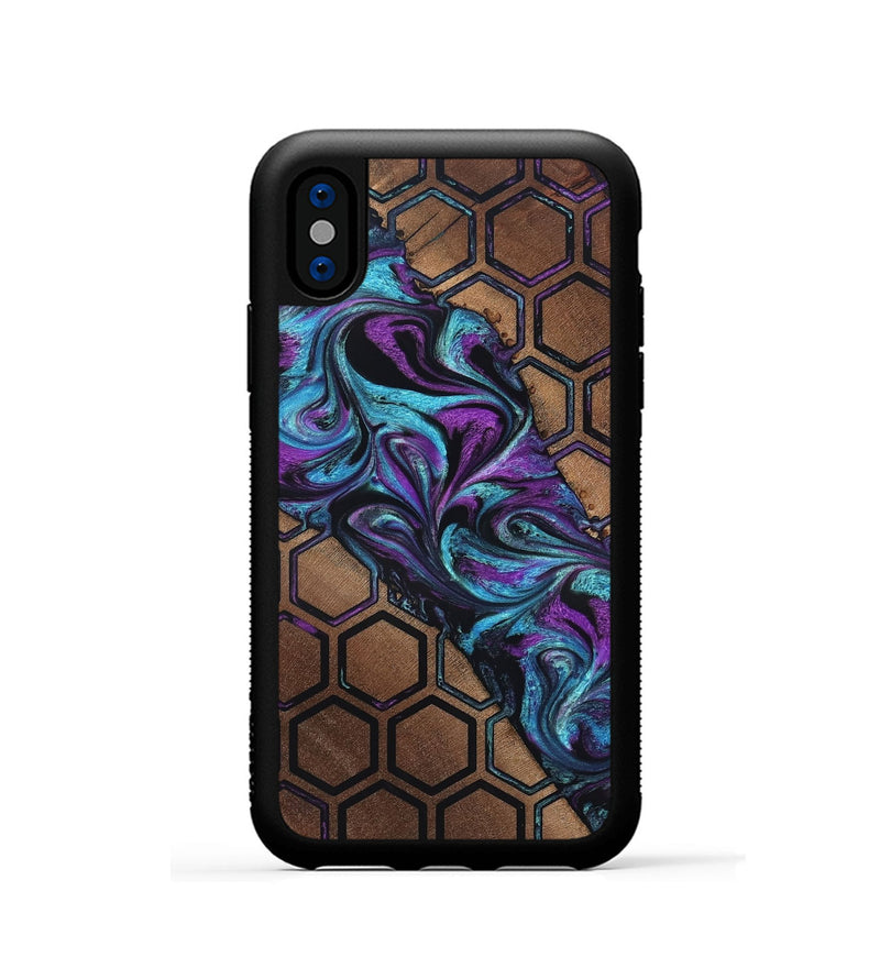 iPhone Xs Wood Phone Case - Makaila (Pattern, 819300)