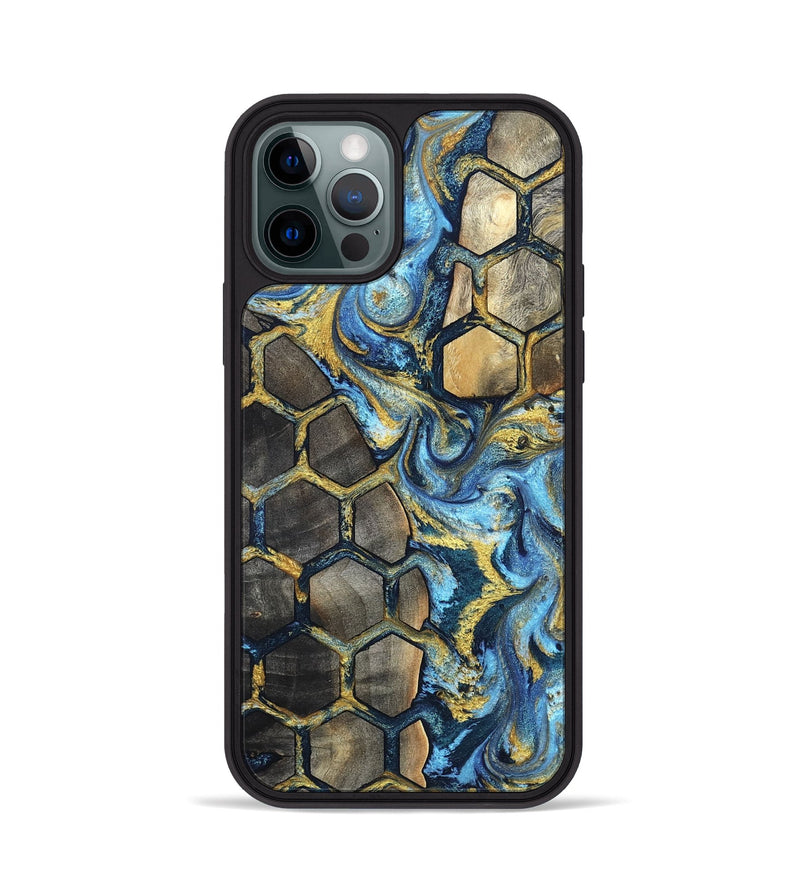 iPhone 12 Pro Wood Phone Case - Faye (Pattern, 819301)