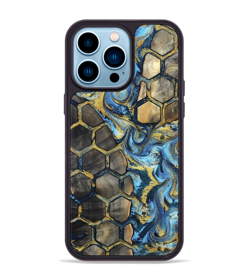 iPhone 14 Pro Max Wood Phone Case - Faye (Pattern, 819301)