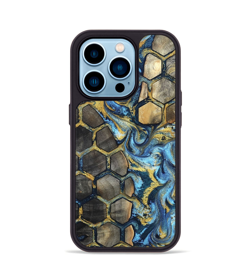 iPhone 14 Pro Wood Phone Case - Faye (Pattern, 819301)