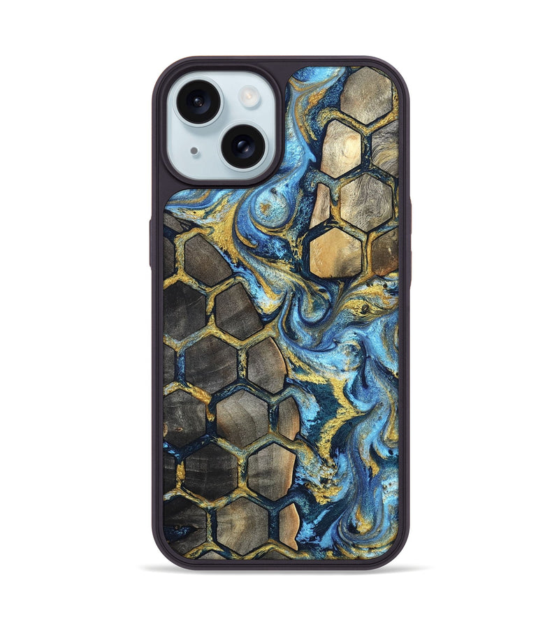 iPhone 15 Wood Phone Case - Faye (Pattern, 819301)