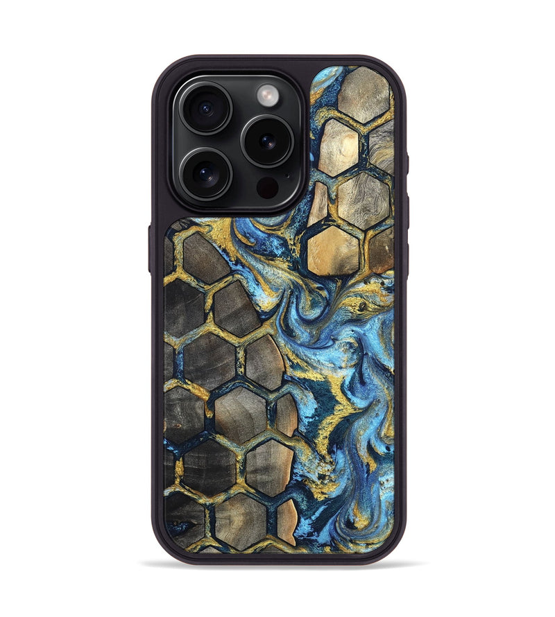 iPhone 15 Pro Wood Phone Case - Faye (Pattern, 819301)