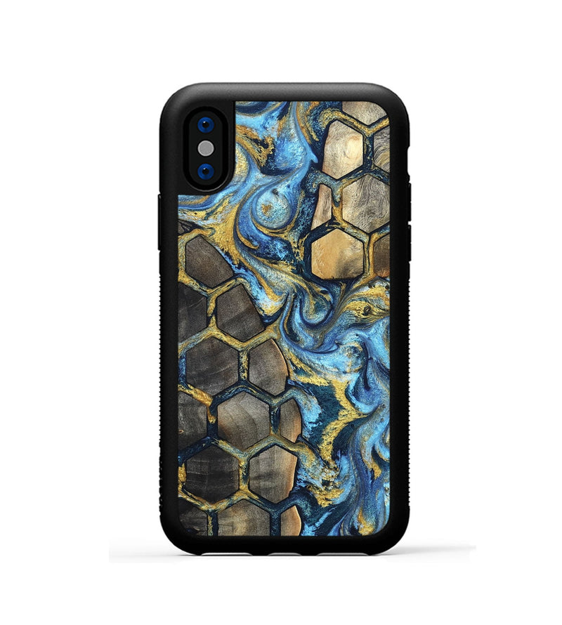 iPhone Xs Wood Phone Case - Faye (Pattern, 819301)