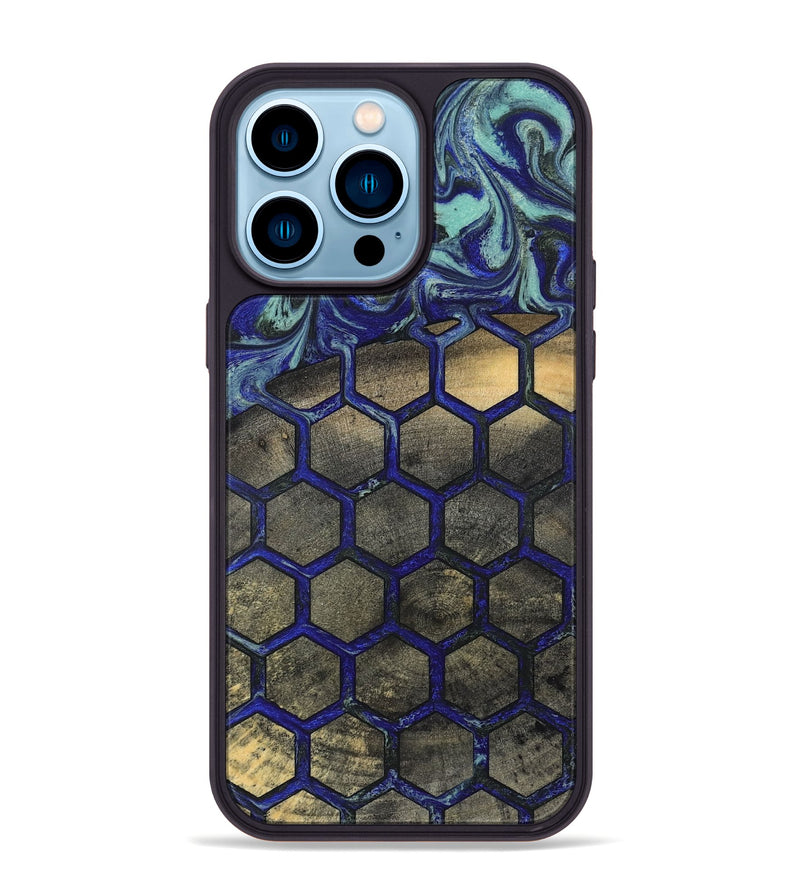 iPhone 14 Pro Max Wood Phone Case - Xzavier (Pattern, 819302)