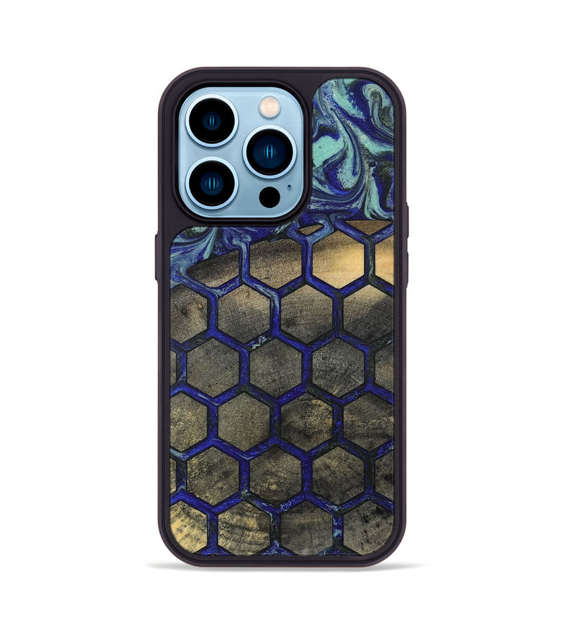 iPhone 14 Pro Wood Phone Case - Xzavier (Pattern, 819302)