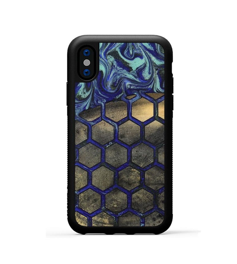 iPhone Xs Wood Phone Case - Xzavier (Pattern, 819302)