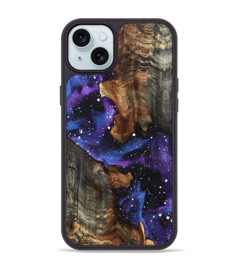 iPhone 15 Plus Wood Phone Case - Shavon (Cosmos, 819307)