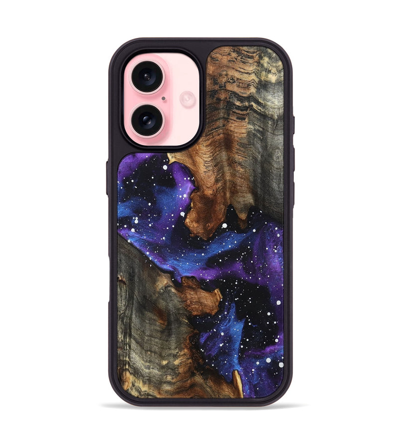 iPhone 16 Wood Phone Case - Shavon (Cosmos, 819307)