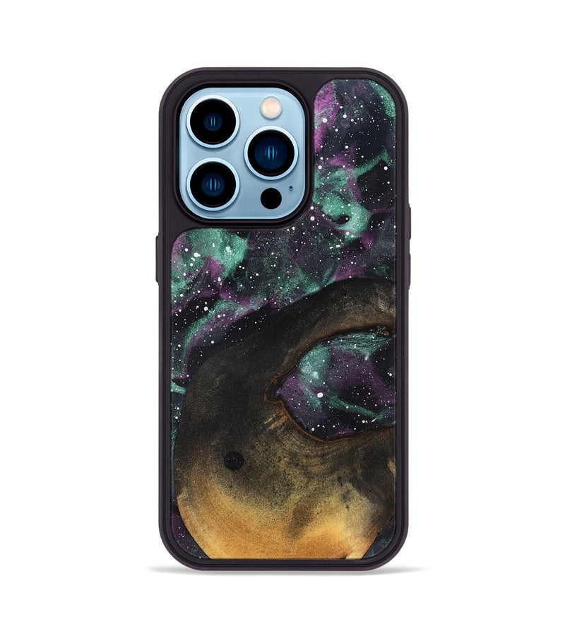 iPhone 14 Pro Wood Phone Case - Etha (Cosmos, 819309)