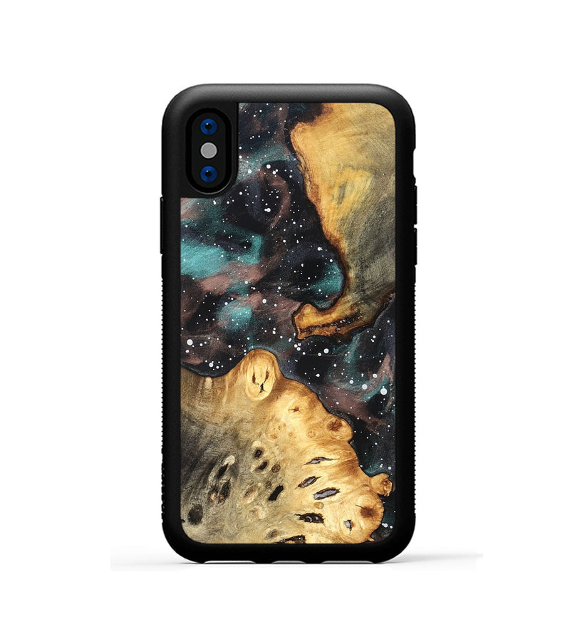 iPhone Xs Wood Phone Case - Marcelo (Cosmos, 819310)