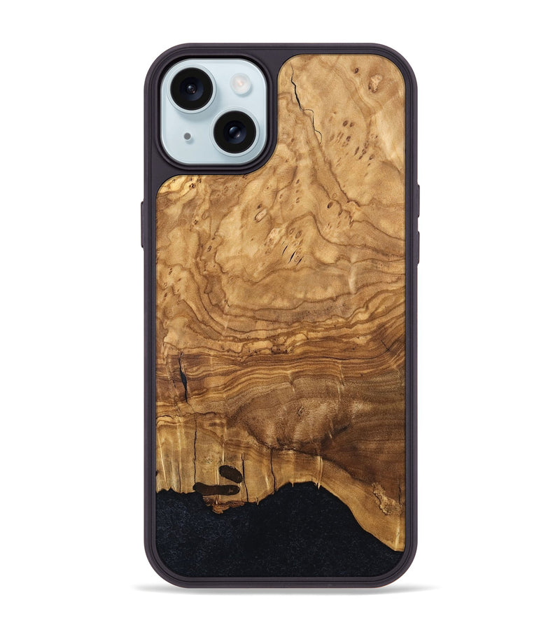 iPhone 15 Plus Wood Phone Case - Lukas (Wood Burl, 819311)