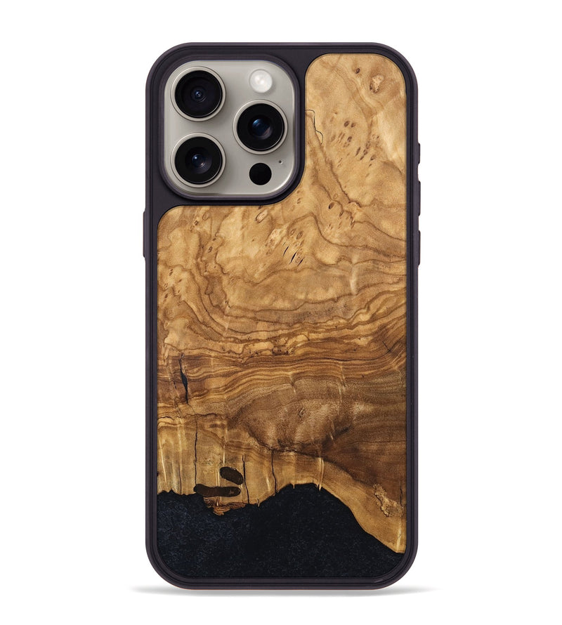 iPhone 15 Pro Max Wood Phone Case - Lukas (Wood Burl, 819311)