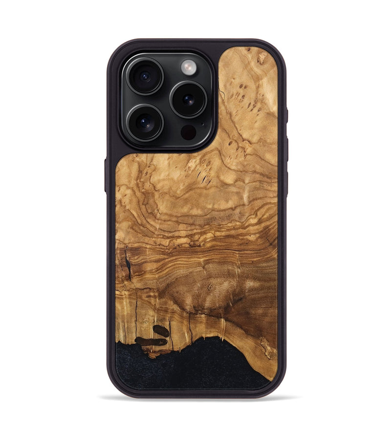 iPhone 15 Pro Wood Phone Case - Lukas (Wood Burl, 819311)