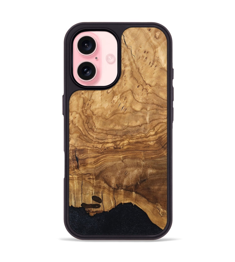 iPhone 16 Wood Phone Case - Lukas (Wood Burl, 819311)