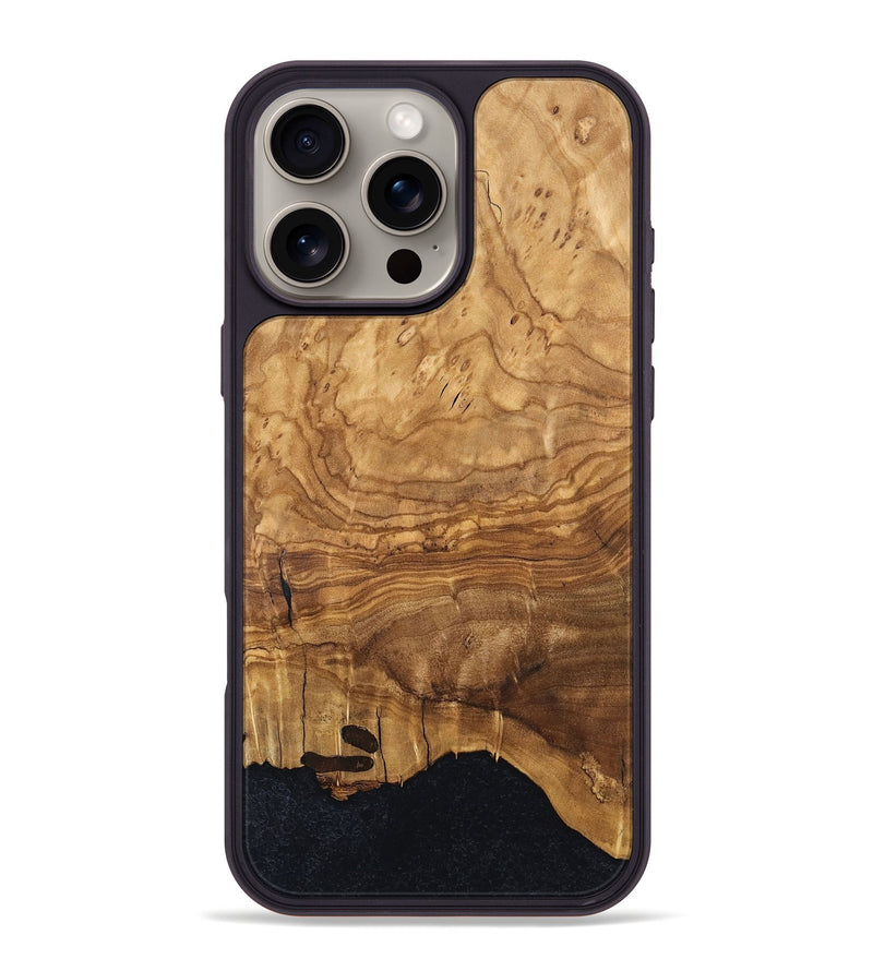iPhone 16 Pro Max Wood Phone Case - Lukas (Wood Burl, 819311)