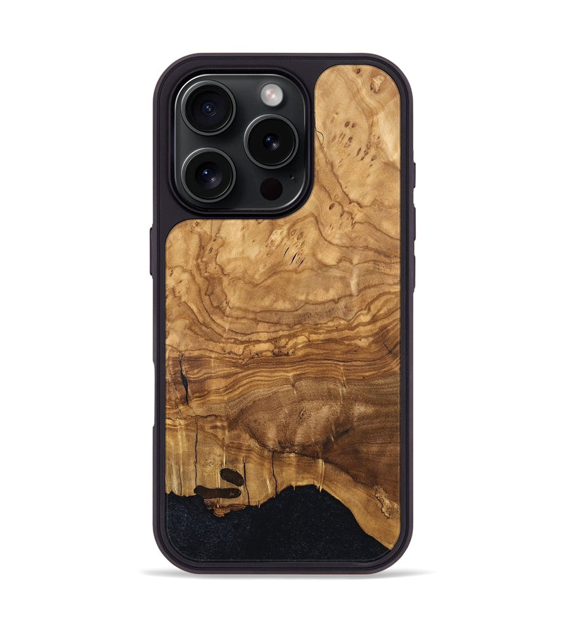 iPhone 16 Pro Wood Phone Case - Lukas (Wood Burl, 819311)