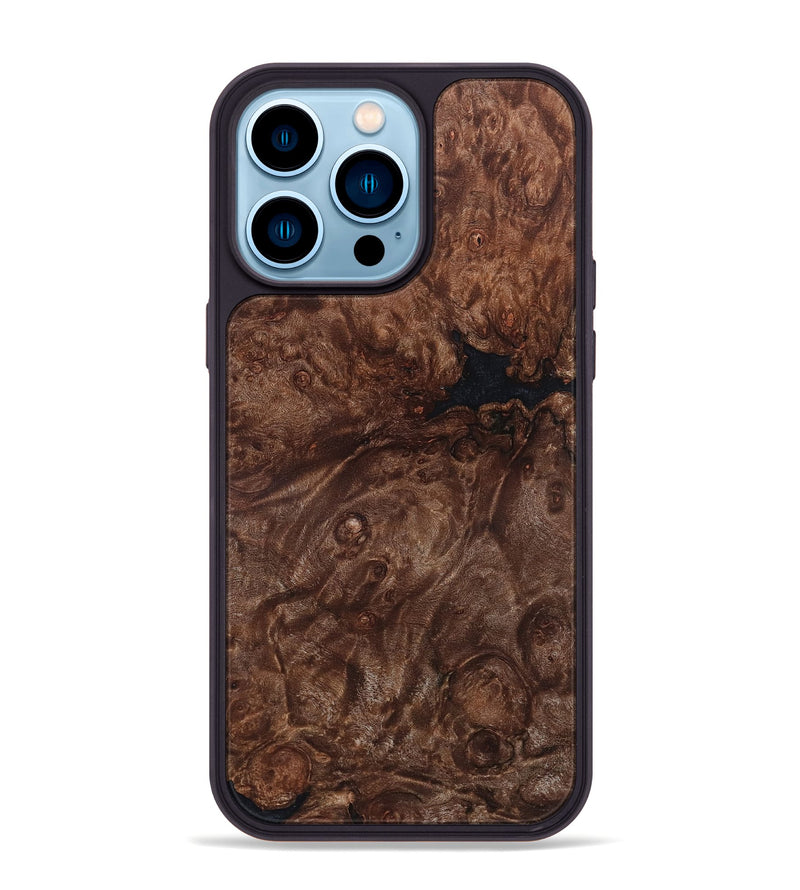 iPhone 14 Pro Max Wood Phone Case - Telly (Wood Burl, 819312)