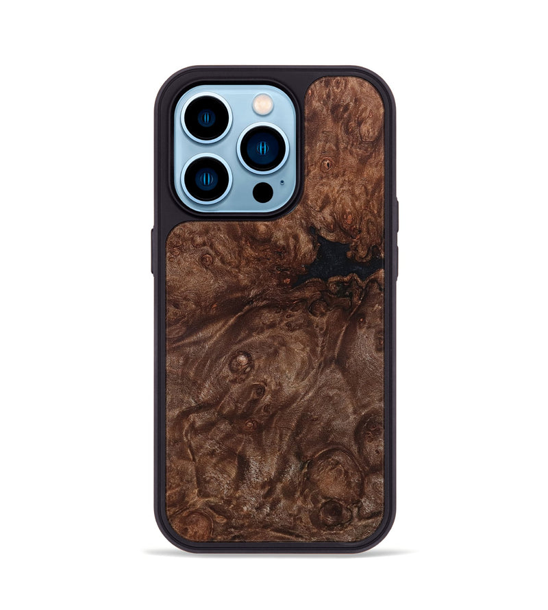 iPhone 14 Pro Wood Phone Case - Telly (Wood Burl, 819312)