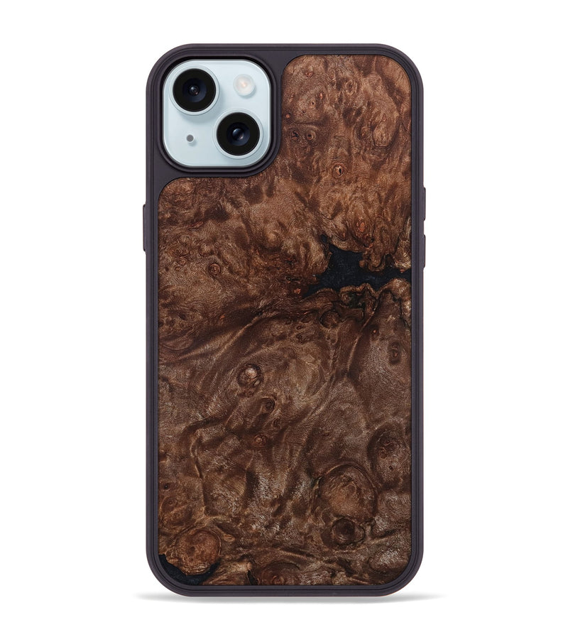 iPhone 15 Plus Wood Phone Case - Telly (Wood Burl, 819312)
