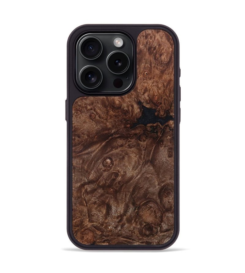 iPhone 15 Pro Wood Phone Case - Telly (Wood Burl, 819312)