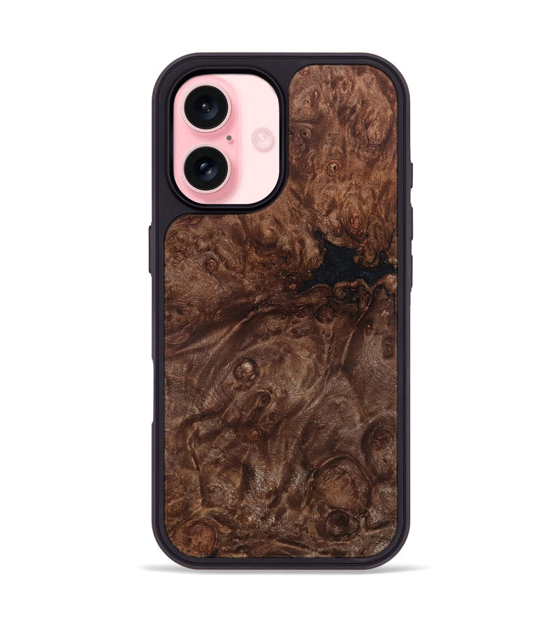 iPhone 16 Wood Phone Case - Telly (Wood Burl, 819312)
