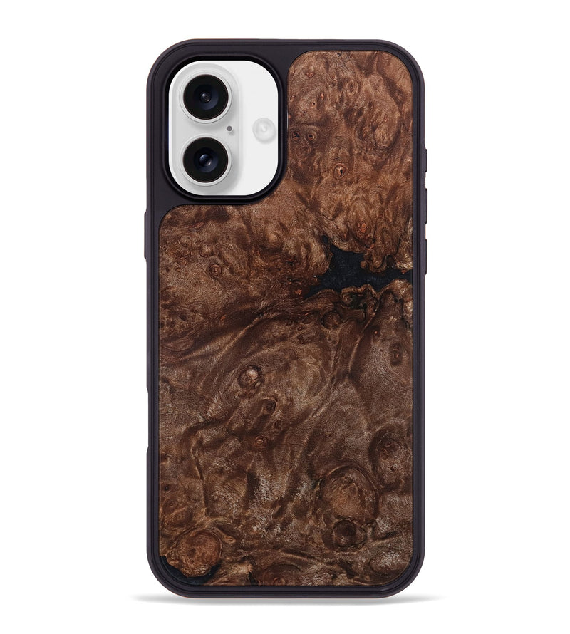 iPhone 16 Plus Wood Phone Case - Telly (Wood Burl, 819312)