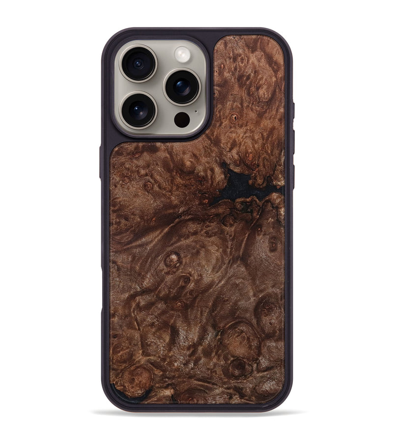 iPhone 16 Pro Max Wood Phone Case - Telly (Wood Burl, 819312)