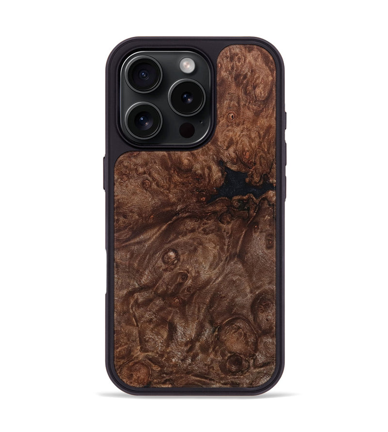 iPhone 16 Pro Wood Phone Case - Telly (Wood Burl, 819312)
