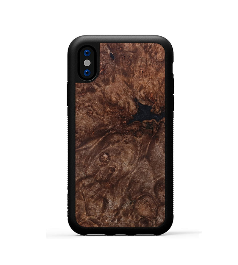 iPhone Xs Wood Phone Case - Telly (Wood Burl, 819312)
