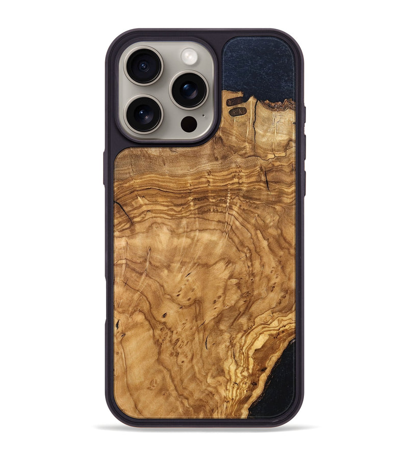 iPhone 16 Pro Max Wood Phone Case - Alyvia (Wood Burl, 819313)