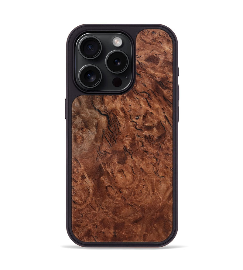 iPhone 15 Pro Wood Phone Case - Unique (Wood Burl, 819314)