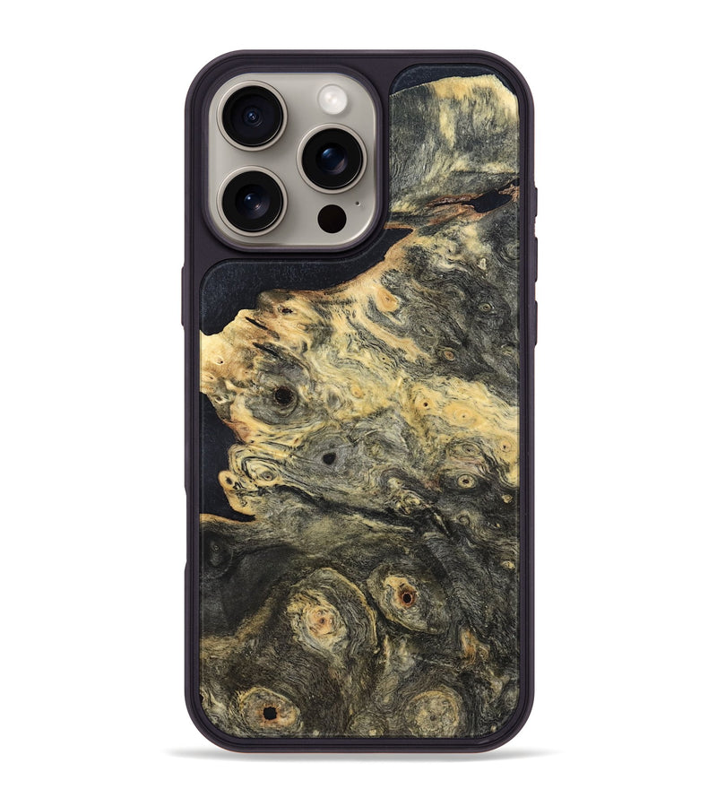 iPhone 16 Pro Max Wood Phone Case - Zaiden (Wood Burl, 819315)