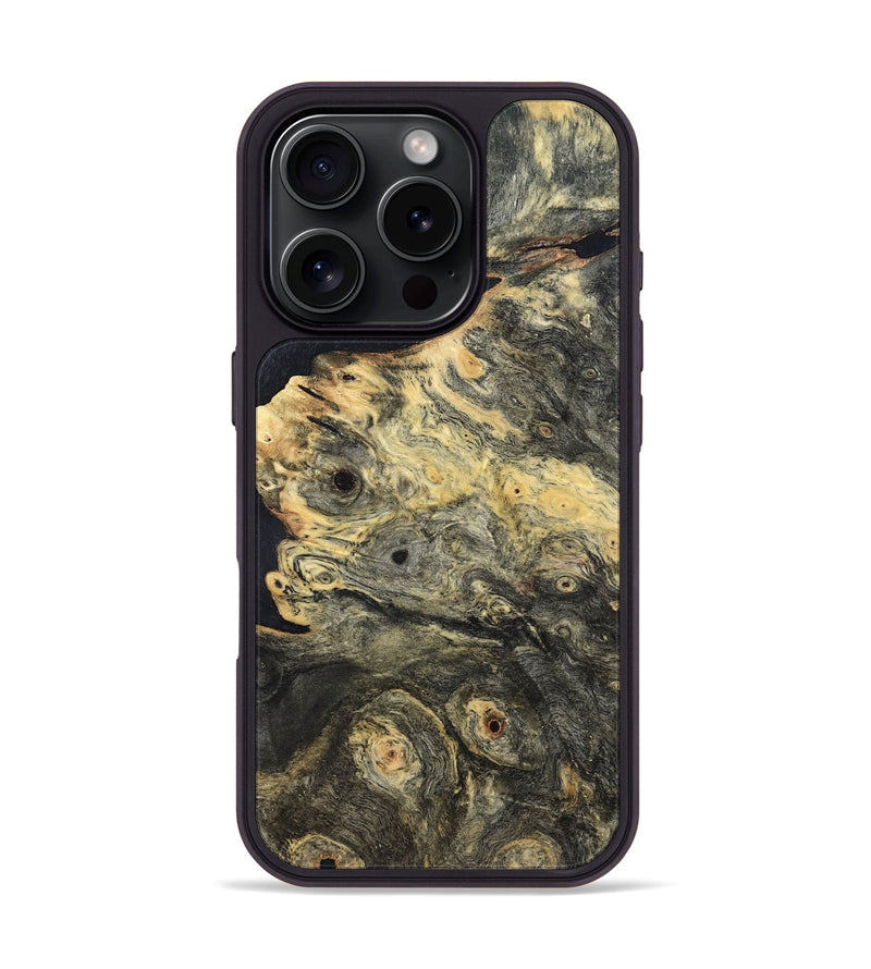 iPhone 16 Pro Wood Phone Case - Zaiden (Wood Burl, 819315)